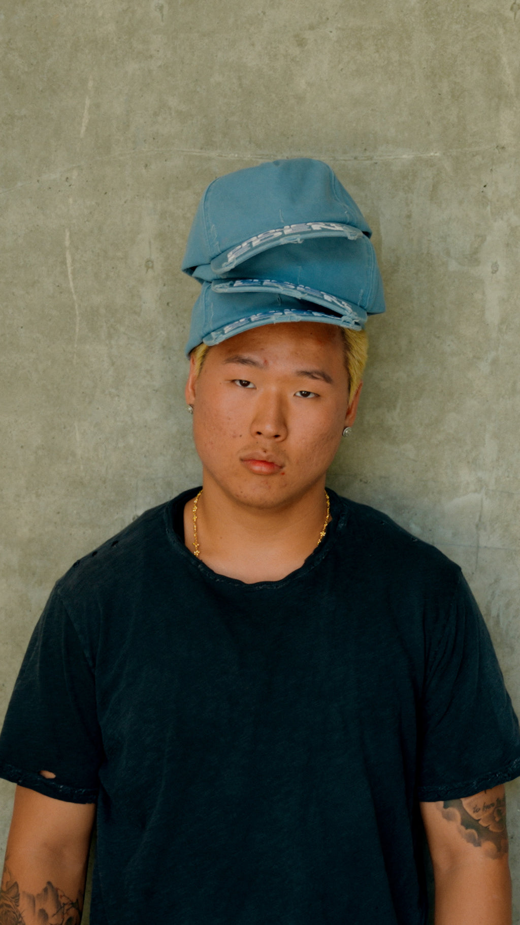 P.E Staple Hat - Blue